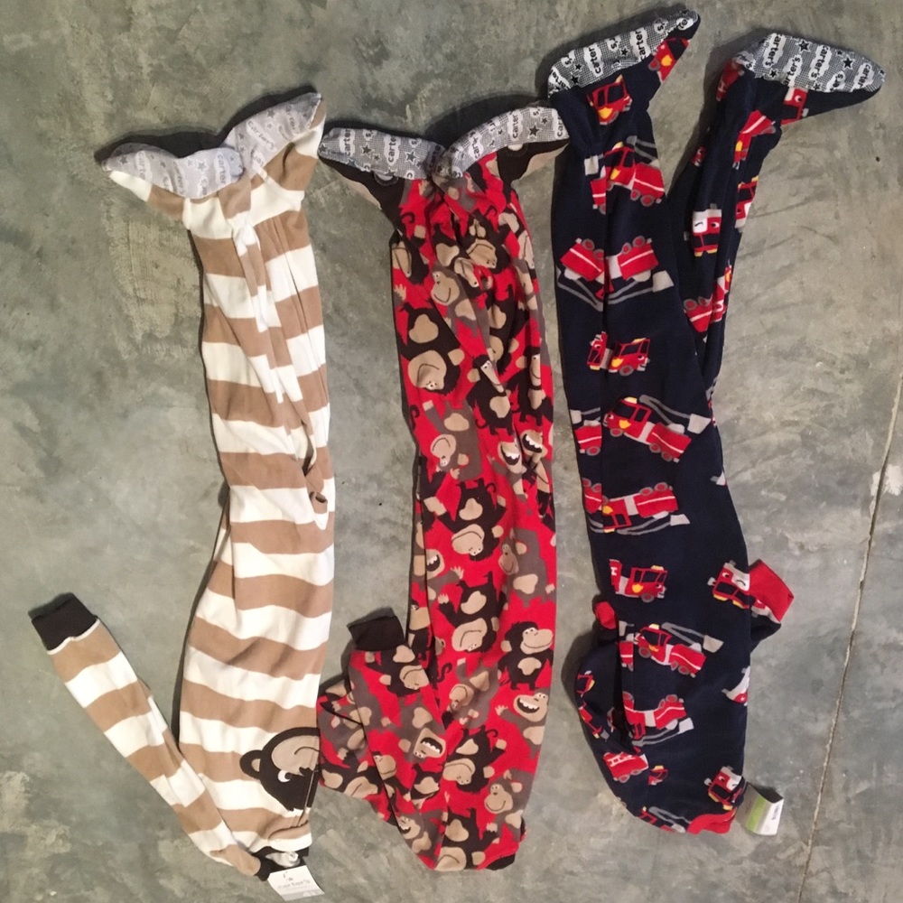 4t footed pajamas